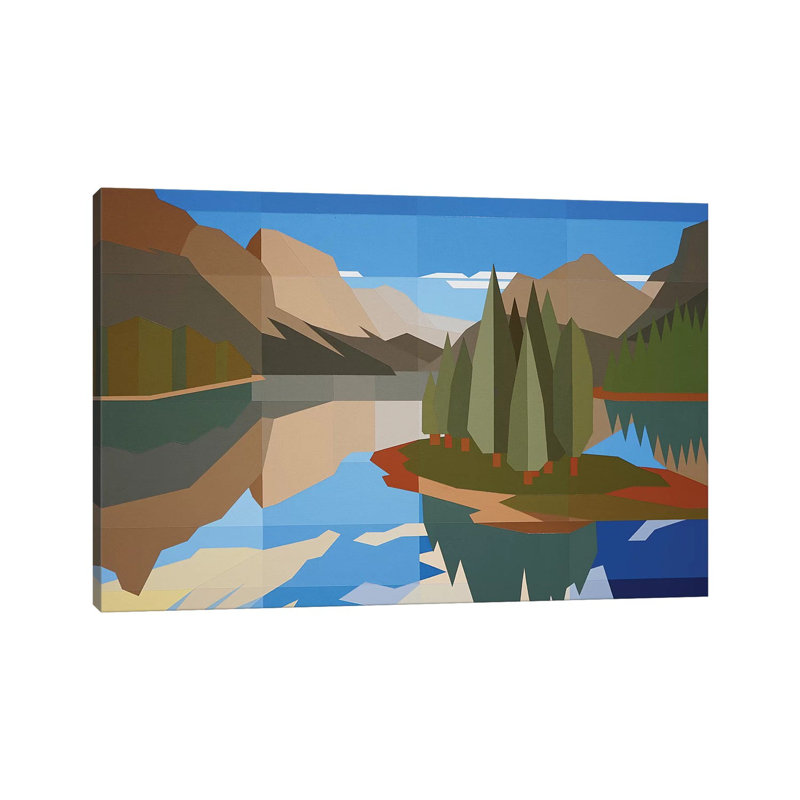 Tree Island by Jun Youngjin - Wrapped Canvas Gallery-Wrapped Canvas Giclée
