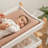 Comfy Cubs Baby Changing Table - Sturdy Wood Construction with Two Open Shelves for Infant Essentials Storage-114855153