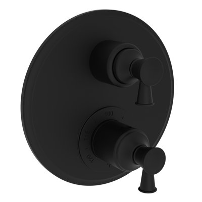 Vander 1/2" Round Thermostatic Trim Plate With Handle