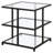 Greenwich Glass Top End Table with Storage-193086956