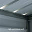 10 ft. W x 12 ft. D Metal Apex Garden Shed