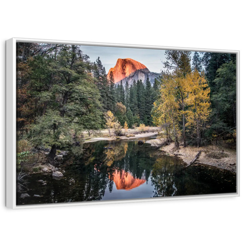 Yosemite Glassy Creek, Cadre flottant blanc, 13 po x 9 po