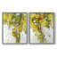Impression encadrée Golden Foliage I-Premium - prête à être accrochée - aucun clou requis - aucun clou requis-832985565-832985564