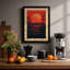 Sunset Over Silent Waters Japandi - Print-676003695-676003693