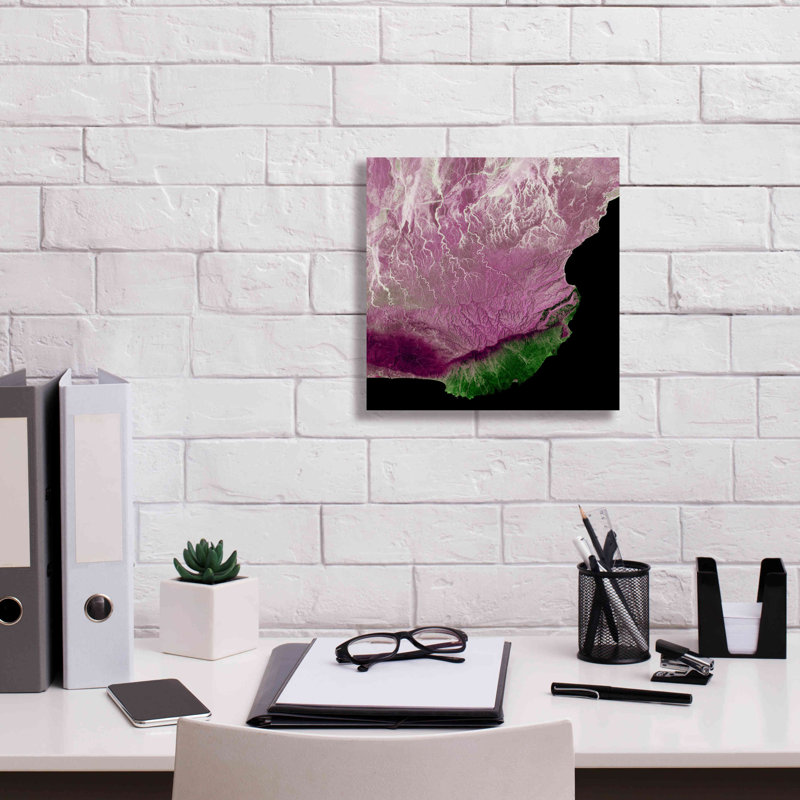 'Earth as Art: The Dhofar Difference,' Canvas Wall Art, 12" H x 12" W x 0.75" D