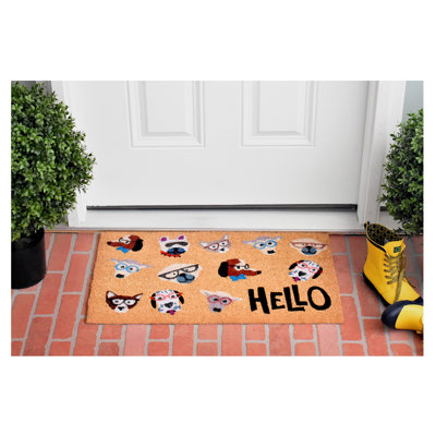 Maeva Non-Slip Animal Print Doormat
