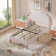 Twin Size Bed Frames With Cimahi Adjustable Teddy Fleece Headboard, Upholstered Platform Bed W/Slats Support