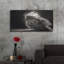  «White Bird» par Decent Exposures, art mural en métal, 48 po x 24 po