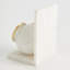 Pair Alabaster Big Eyed Owl Bookends-Lg