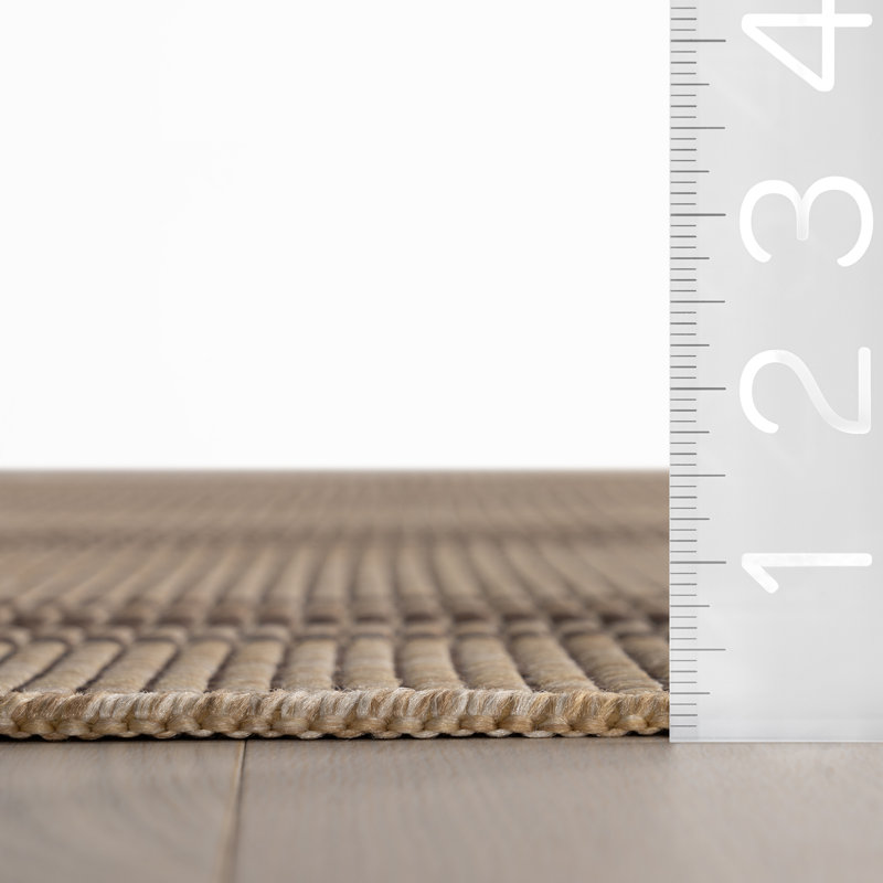  Elyria Indoor/Outdoor Striped Area Rug, Rectangle 4' x 6'