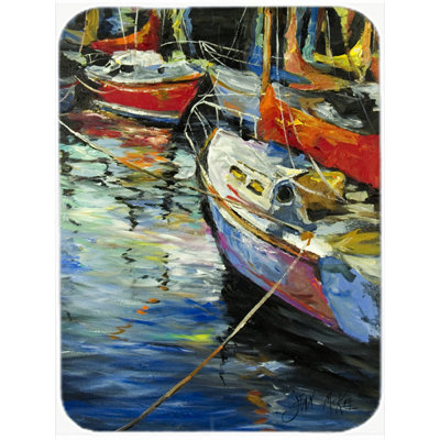 Planche à découper en verre caroline trésors Boat