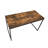 Bob Weathered Oak & Black Finish Writing Desk/Dressing Table/Game Table/Small Dining Table W/ Metal Legs