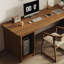 Dark Walnut Rectangular Solid Wood Writing desk-1223401122