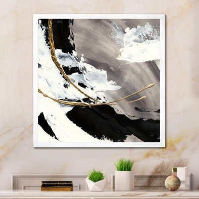 Glam Painted Arcs II - reproduction d'art sur toile encadrée