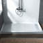 Base de bac de douche à seuil simple de l 60 po x P 32 po avec ensemble de bonde et couvercle de bonde inclus, antidérapant-36500002-65273736