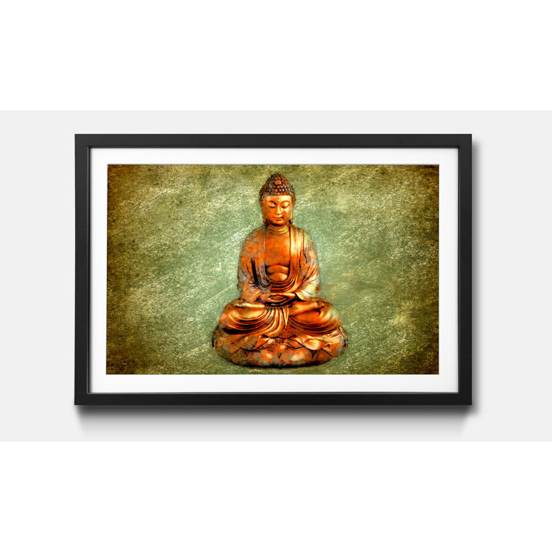 Meditation - Single Picture Frame Print, 40cm H x 60cm W