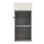Meuble-lavabo flottant 21,6 po avec lavabo en céramique