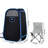 Portable Folding Full Size Steam Sauna With 1000W&2.2L Steam Generator. Personal Sauna Tent For Relaxation & Spa At Home. Fast Heating. Folding Steel Rim, It's Easy To Install, With FCC Certification.