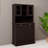 Two-Compartment Tilt-Out Dirty Laundry Basket Tall Bathroom Cabinet With 2 Adjustable Shelves-1165886797