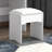Fashion Vanity Desk With Mirror And Lights For Makeup And Chair, Vanity Mirror With Lights And Table Set With 3 Color Lighting Brightness Adjustable, 4 Drawers
