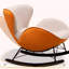 Chaise berçante légère et luxueuse-100215531