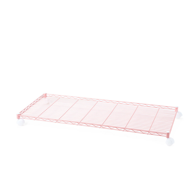 Rangement sous le lit en métal Suprima, Rose
