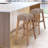 Maui Rustic Bohemian Hyacinth/Wood Backless Stool-958703067-997074875