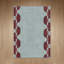 Tapis d'intérieur moderne à motif géométrique lavable en mailles de chaîne moderne avec envers antidérapant-553127610