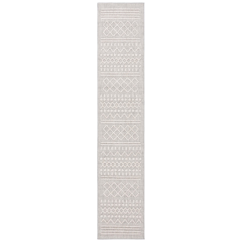 Snoqualmie Performance Geometric Indoor/Outdoor Area Rug, Runner 2' x 10'