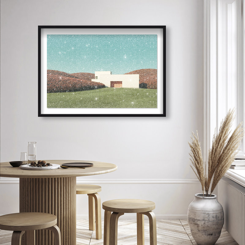 Surreal Architecture Print by Oliver Gal, 46.5"H x 31.5"W, Black Shadowbox