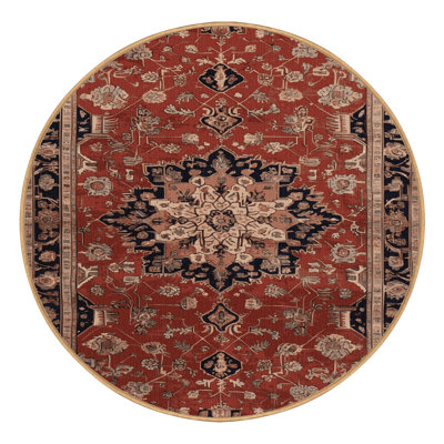 Machine Washable Persian Brown Area Rug