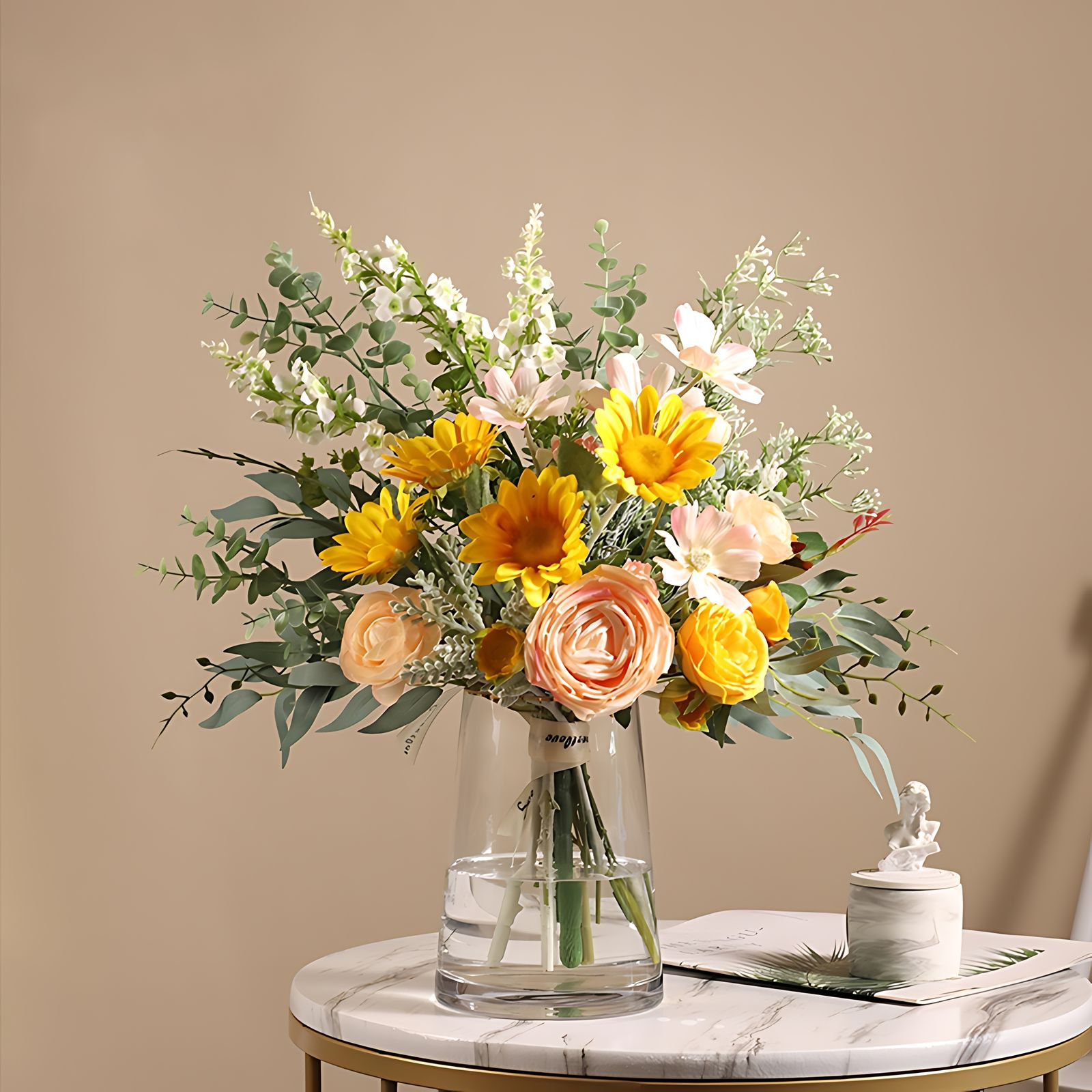 Primrue Mixed Assortment Arrangement in Vase | Wayfair