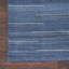 Tapis bleu marine en laine et coton tissé à la main Anerinda-1317413617