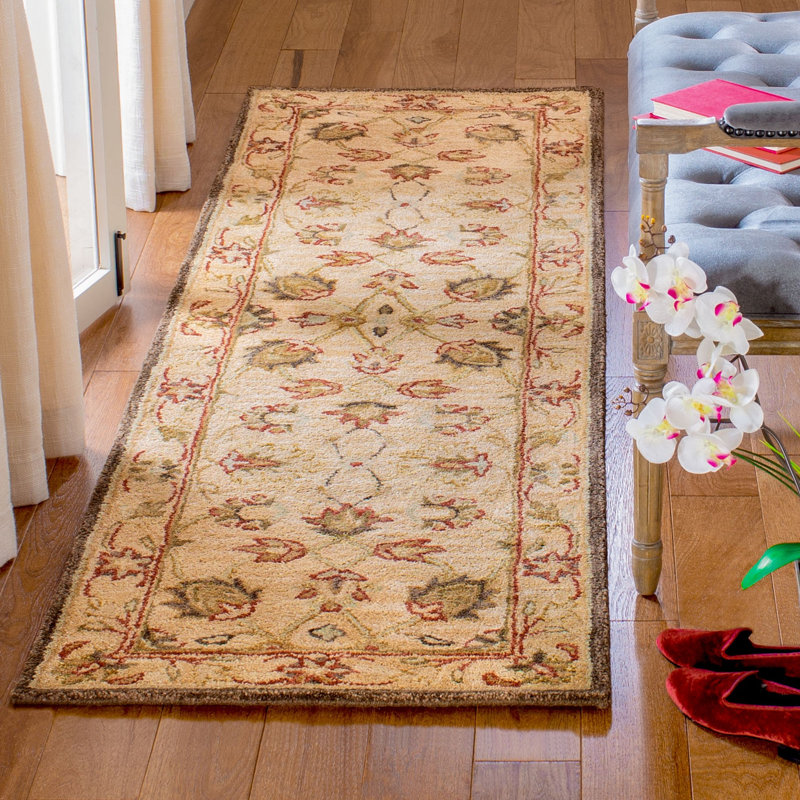 Tingley Hand Tufted Wool Oriental Rug, Runner 2'3" x 12'