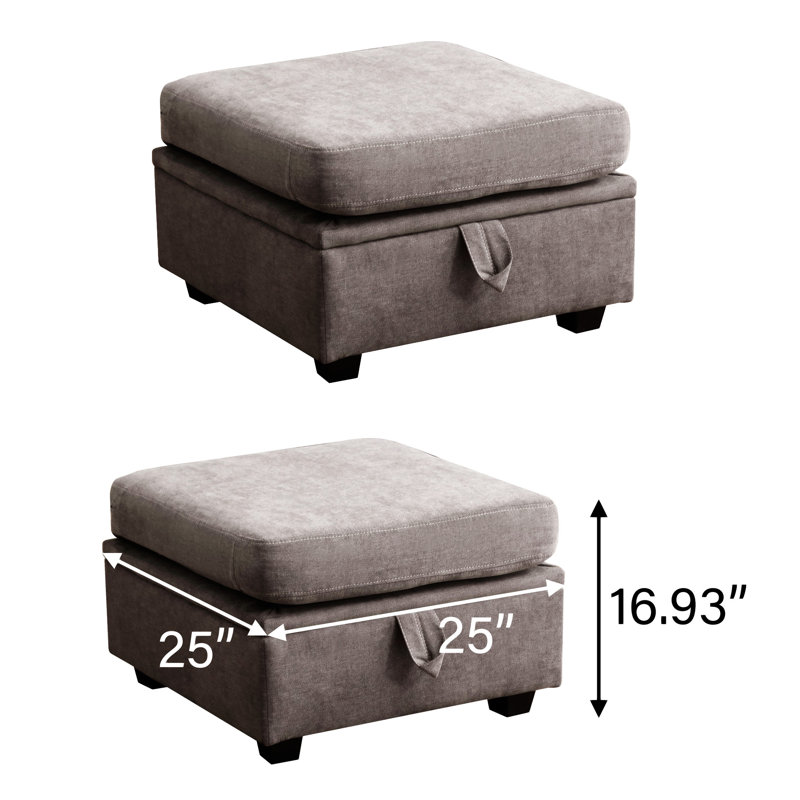 Modular Sectional, Gray