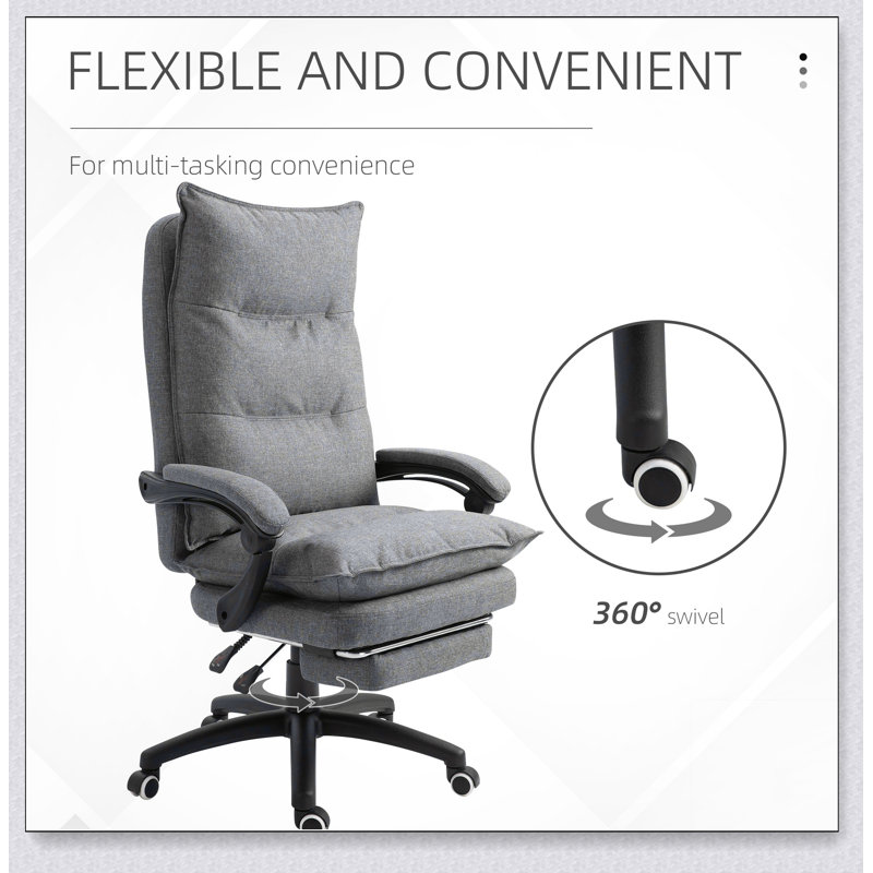 Fauteuil inclinable et pivotant à 360 °