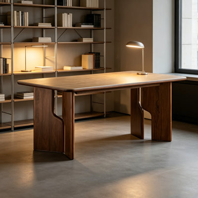 Bureau en bois de noyer durable