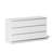 Parleen 52" W 6 Drawer White Dresser - Wood Bedroom Dresser, Modern Double Dresser for Bedroom-1690680990