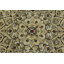 Tapis beige en laine noué à la main de conception unique 9 pi 7 po x 13 pi 5 po années 1980