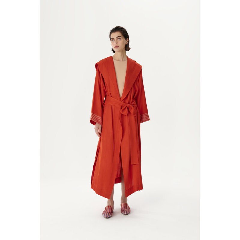 Hoody Kimono Orange