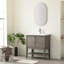 Meuble-lavabo simple 30 po avec plateau en céramique Cheriton-315932744