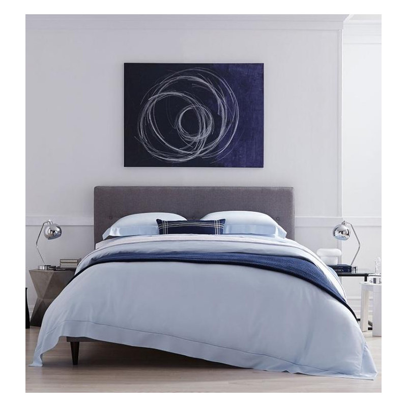 Fiona Sateen Fitted Sheet, Full Fitted Sheet, Powder