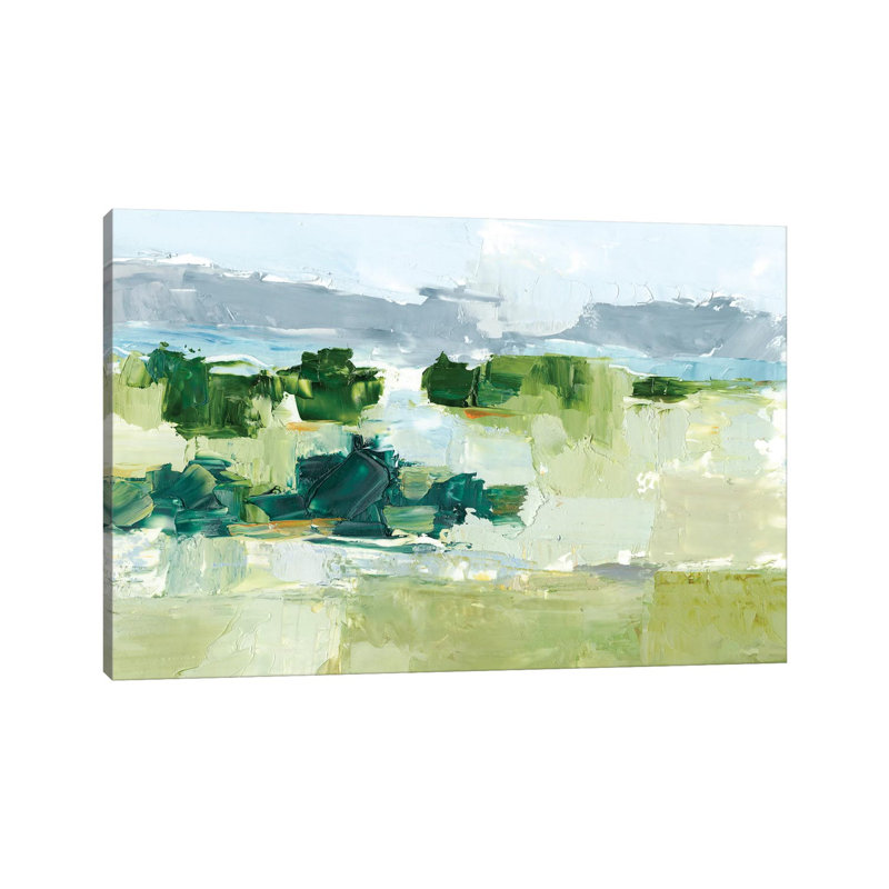 «Warm Spring II» par Ethan Harper - reproduction d'art, Toile tendue, H 32 po x l 48 po x 1,5 po, Pas de tapis