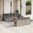 Vidaxl Garden Sofa Set Grey