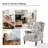 Ariany Floral Polyester Manual Reclining Chairs with Nailhead Trim (Set of 2)-842269343