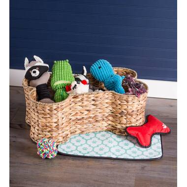 Toy Baskets for Large Dogs, Dog Toy Box, Dog Crate Furniture, Dog Toys Box,  Wooden Toy Storage Bins 