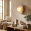 Applique murale Alba Travertine Globe