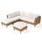 Gurshawn Wicker Sectional Seating Group with Cushions-375914684