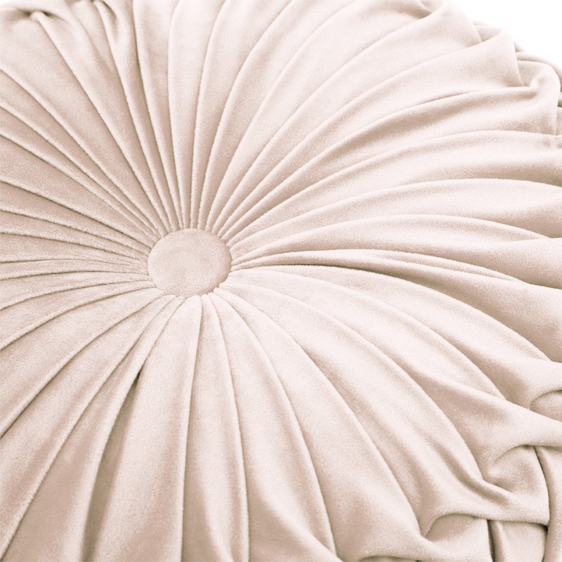 Drusilla Circular Throw Cushion, Cream, 45cm x 45cm