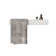 LAVANDA Metal Floating Shelf with Towel Bar